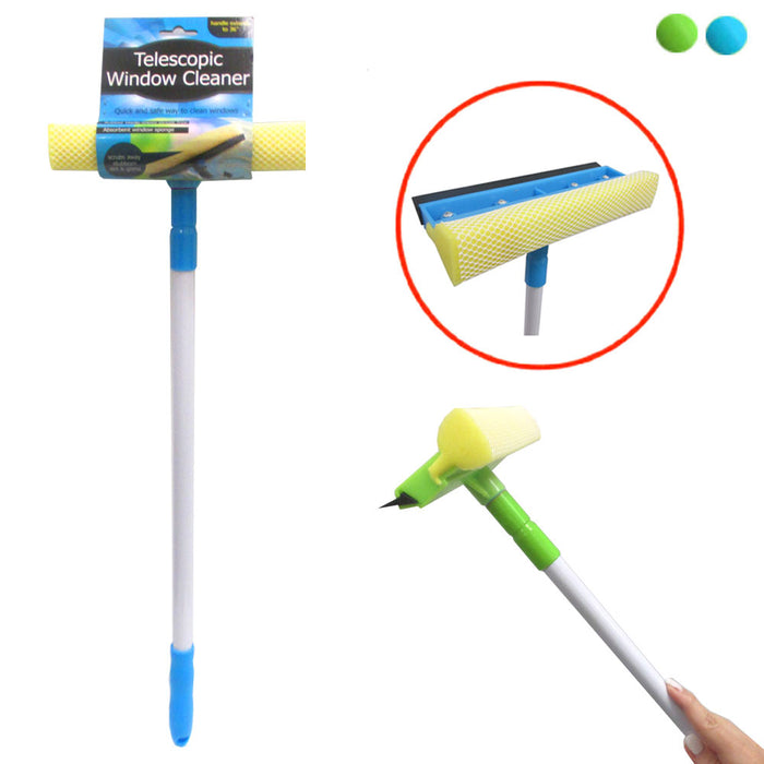 Telescopic Windshield Squeegee Cleaner Window Wiper Squeegie Squeegy Car 36"