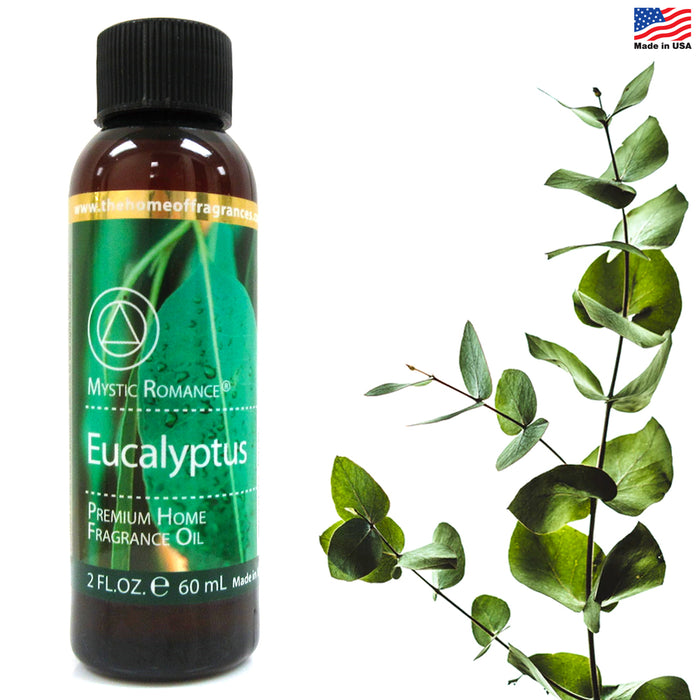 2 Essential Oil Eucalyptus Scent 60mL Aromatherapy Diffuser Air Fragrance Burner