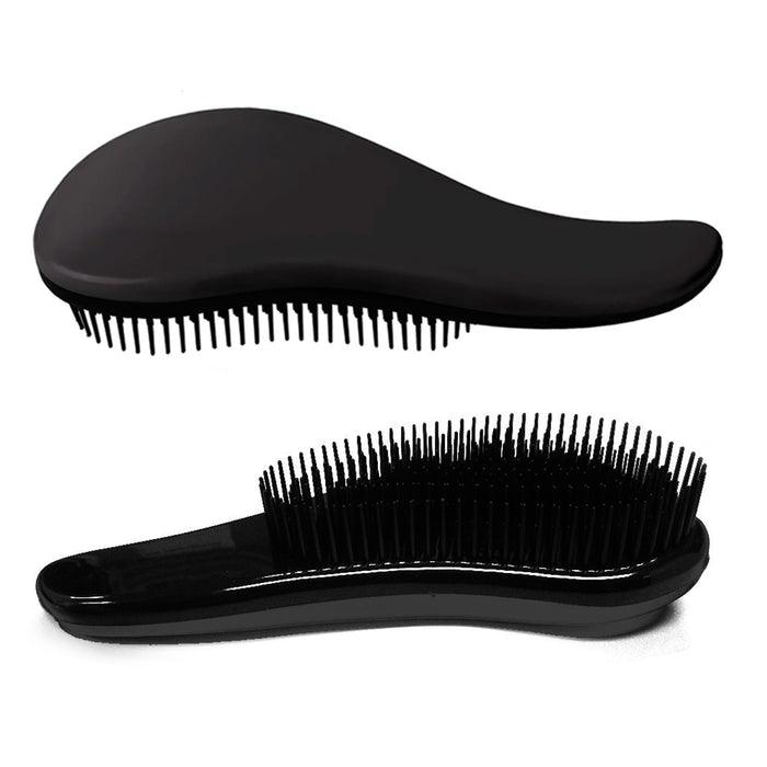 2 Pc Hair Brush Styling Detangle Wet Dry Brushing Comb Bristles Detangling Salon