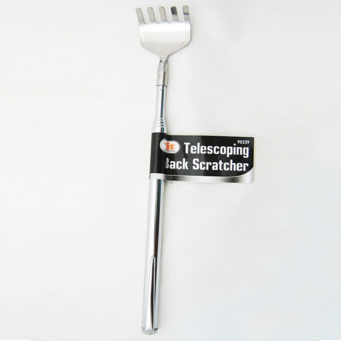 10 Telescoping Back Scratcher Metal Telescopic Handle Grip Extending Body Brush