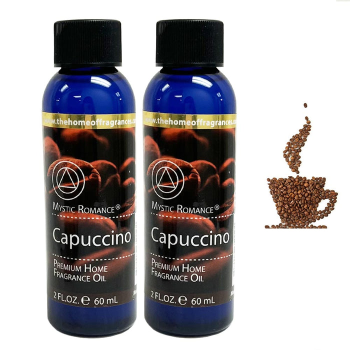 2 Coffee Scented Fragrance Oil Aromatherapy Premium Air Diffuser Blend Capuccino