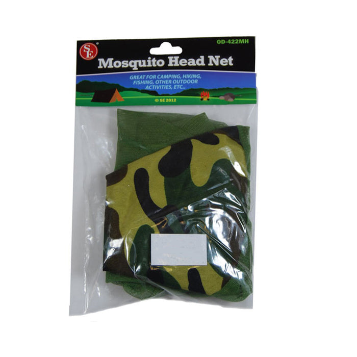 6 Pack Mosquito Head Net Unisex Bug Netting Outdoor Camping Fishing Survival