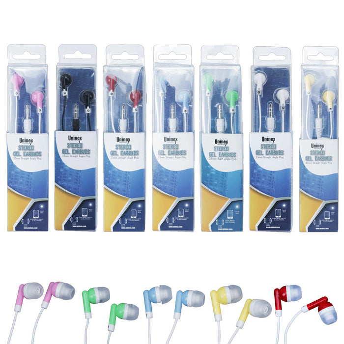 4 Pc Soft Gel Headphones Stereo Earphones Earbuds