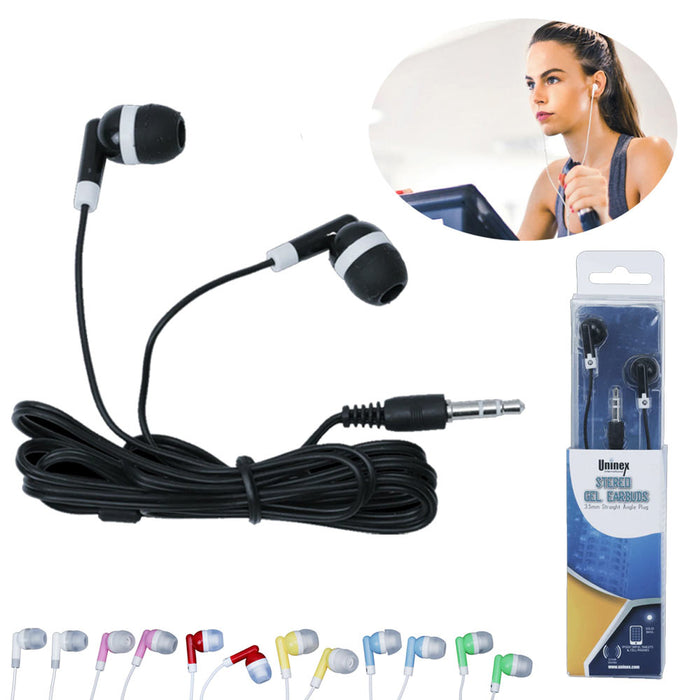 4 Pc Soft Gel Headphones Stereo Earphones Earbuds