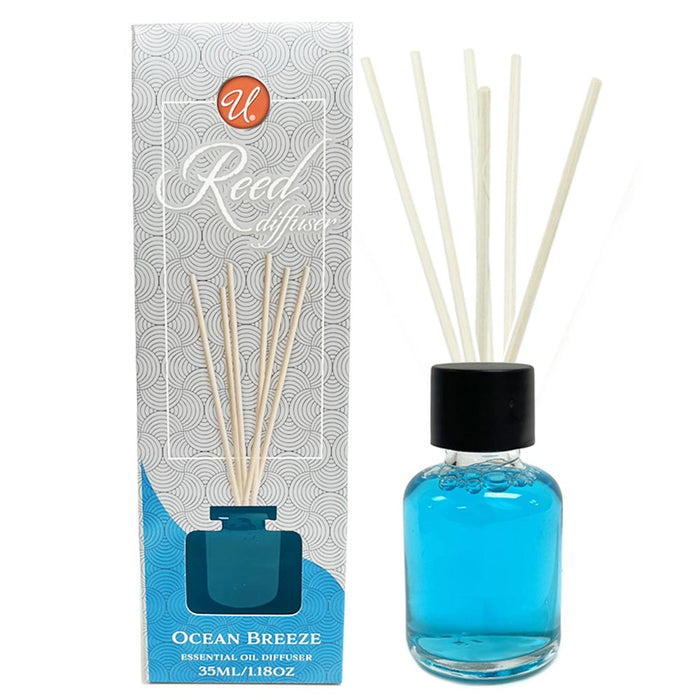 Reed Diffuser Ocean Breeze 1.18 oz Essential Oil Air Diffuser Sticks Aroma Home