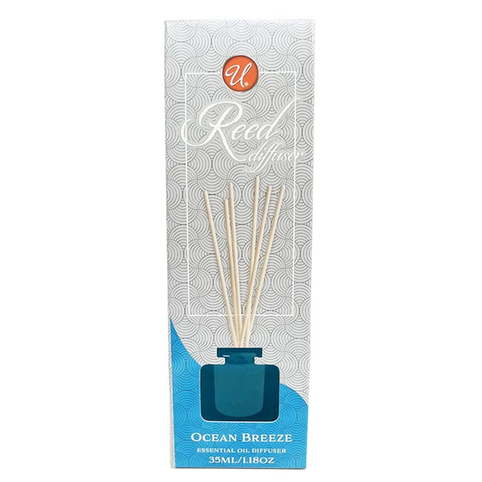 Reed Diffuser Ocean Breeze 1.18 oz Essential Oil Air Diffuser Sticks Aroma Home