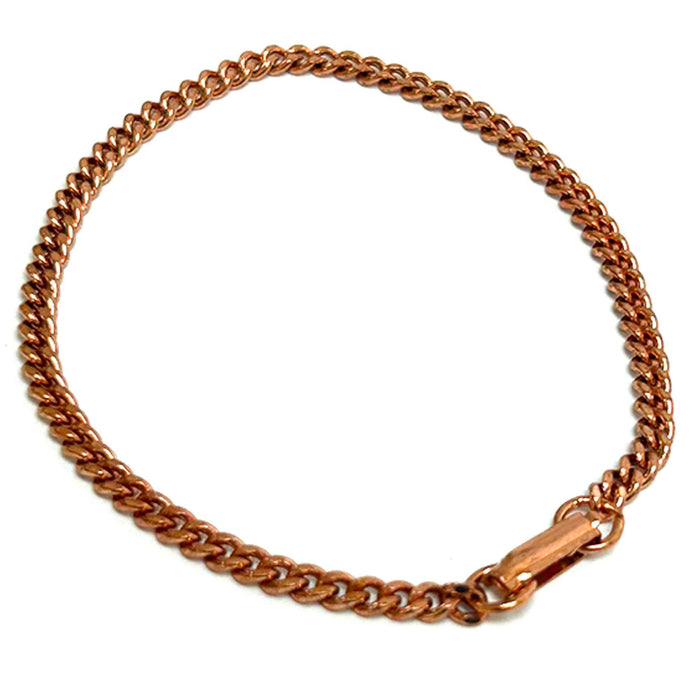 1 Solid Pure Copper Anklet Chain Ankle Bracelet Link Arthritis Relief Jewelry