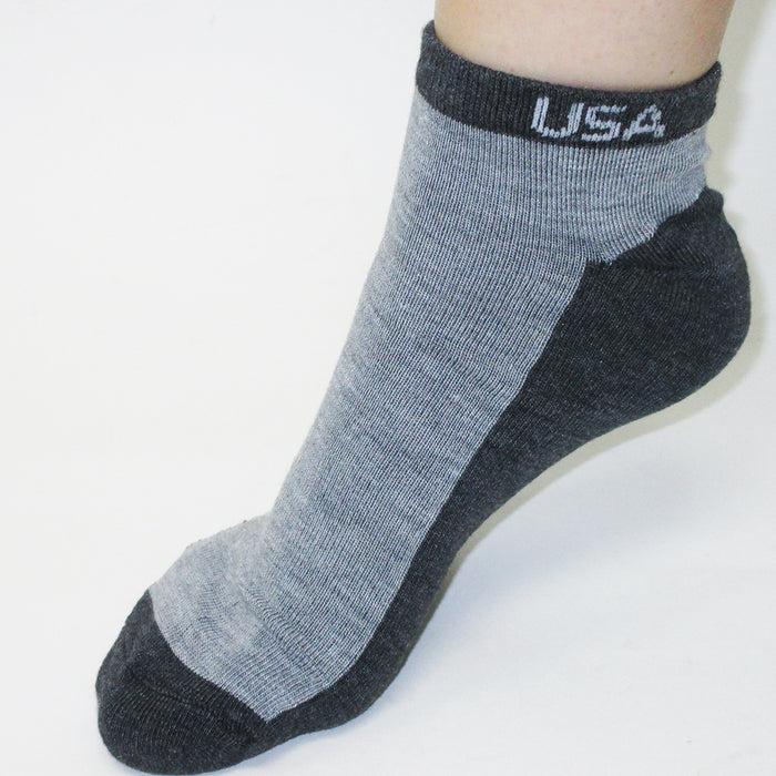 3 Pair Mens Quarter Ankle Socks Crew Women Sports Low Cut Stretchy Size 9-11