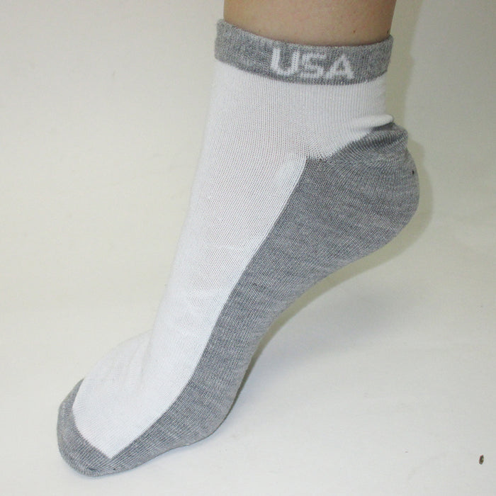 3 Pair Mens Quarter Ankle Socks Crew Women Sports Low Cut Stretchy Size 9-11