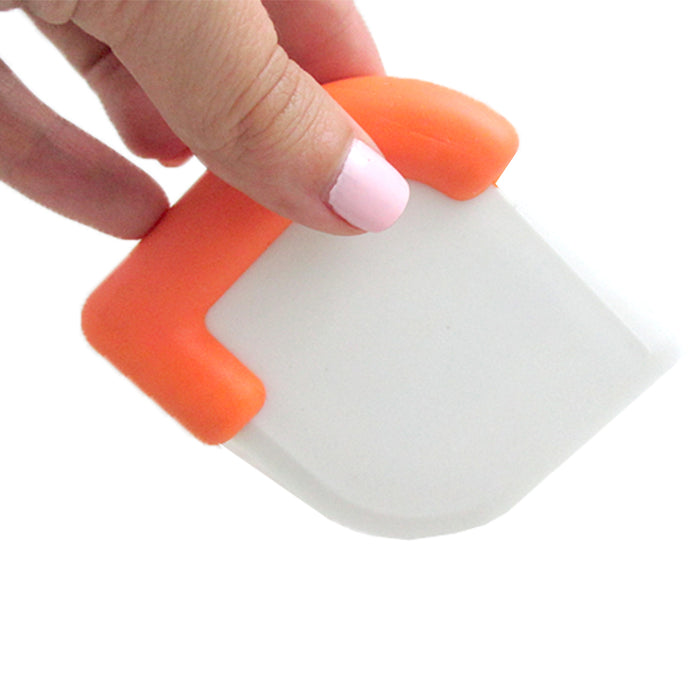 2 Scratch Free Reusable Nylon Pot Pan Scraper Clean Food Fry Plate Bowl Ceramic