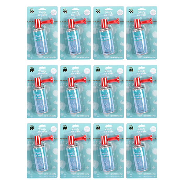 12 Pk Air Horn Pump Parties Camp Safety Sports Signal Emergency Loud Noise Maker