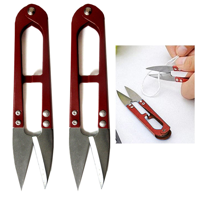 2 Pc Quick Snip Scissors Snipping Tool Sewing Seam Thread Cutter Clipper Pruning