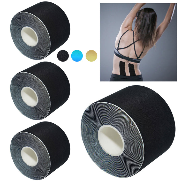 4 Rolls Kinesiology Tape 2yds Sports Athletic Adhesive Bandage Pain Therapy