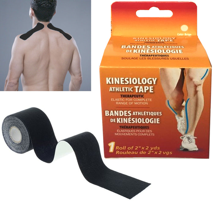 4 Rolls Kinesiology Tape 2yds Sports Athletic Adhesive Bandage Pain Therapy