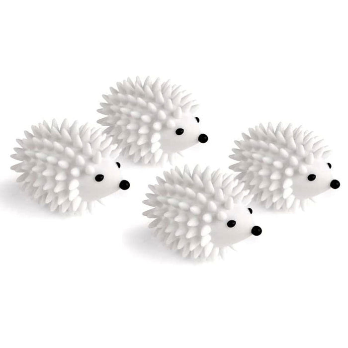 4 PC Kikkerland Dryer Balls Hedgehog Buddies Reusable Clothes Fabric Softener