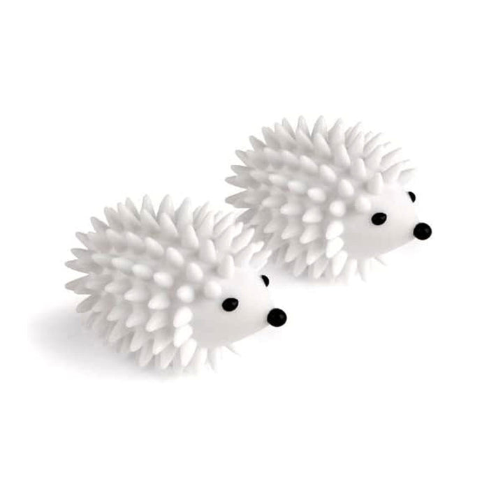 2 Kikkerland Hedgehog Dryer Buddies Ball Reusable Clothes Fabric Fabric Softener