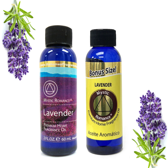 Lavender Scent Fragrance Oil Aroma Therapy Diffuser Burner Air Purifier Home 2oz