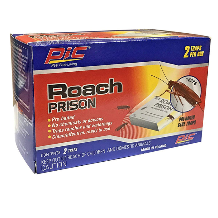 4 Pc Pest Control Disposable Roach Glue Traps Insect Ant Cockroach Bug Prison