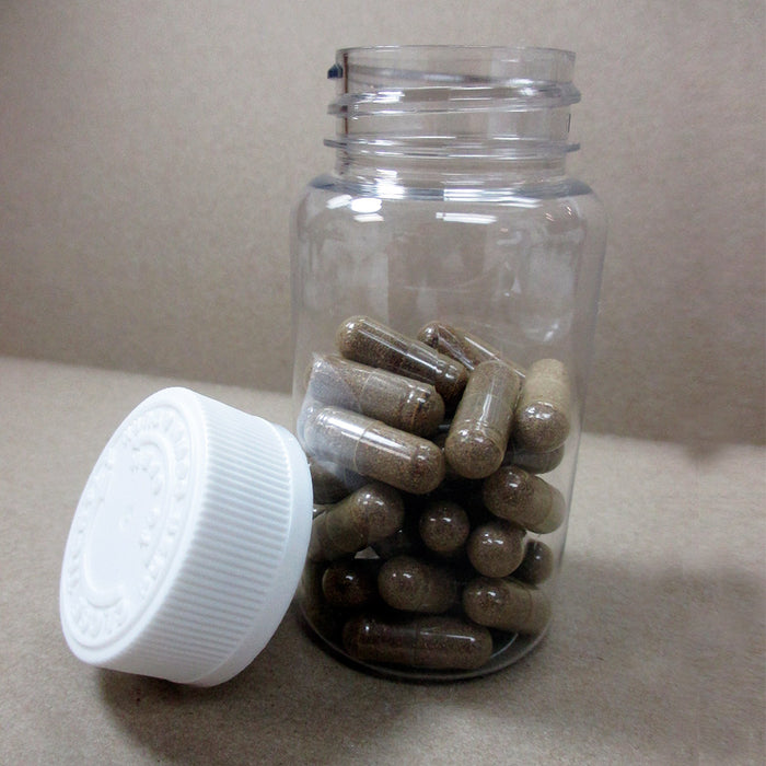 10 Empty Plastic Pill Bottles Cap Medicine Container Vitamin Capsule Case Holder