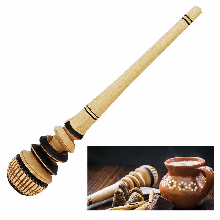 1 Wooden Frother Whisk Stirrer Molinillo Mexican Hot Chocolate Cocoa Mixer Latte