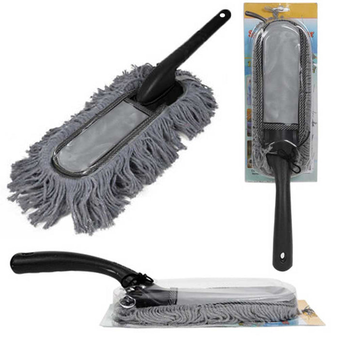 Super Car Cleaning Duster Home Auto Wax Treated Microfiber Plastic Handle Brush