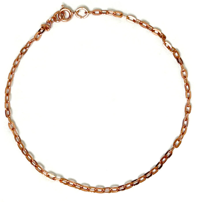 1 Pure Copper Anklet Ankle Bracelet Dainty Chain Link Jewelry Arthritis Relief