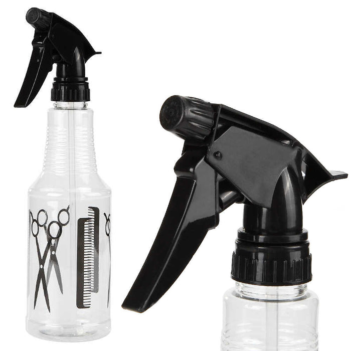 2PC Plastic Spray Bottles 16 oz Mist Flower Sprayer Hair Salon Tool Hairdressing