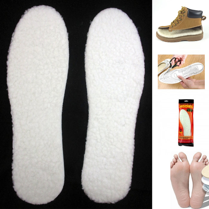 6 Pairs Thermal Insole Winter Boot Shoe Warm Fleece Foam Men Women Foot Insert