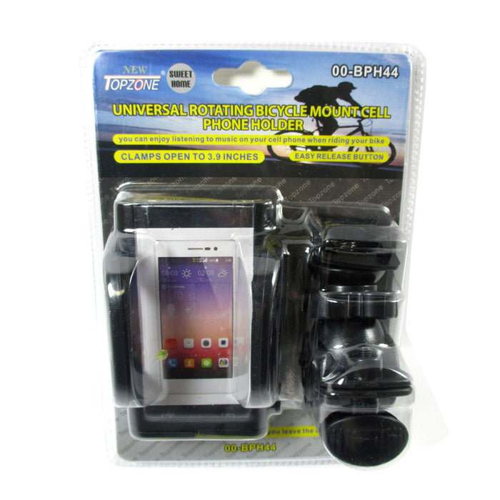 Bicycle Cell Phone Holder Mount Universal Rotating Handlebar Bike GPS Cellphone