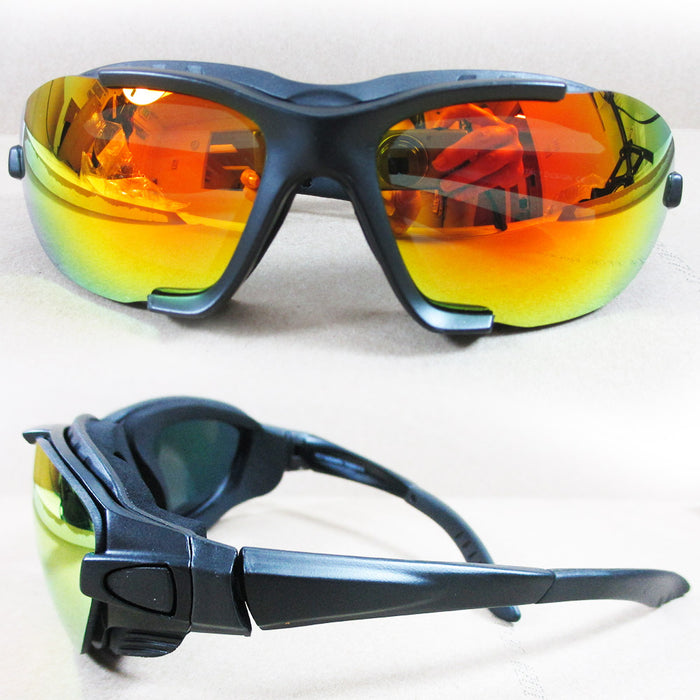 1 Pair Chopper Padded Wind Resistant Sunglasses Motorcycle Rinding Glasses Sport