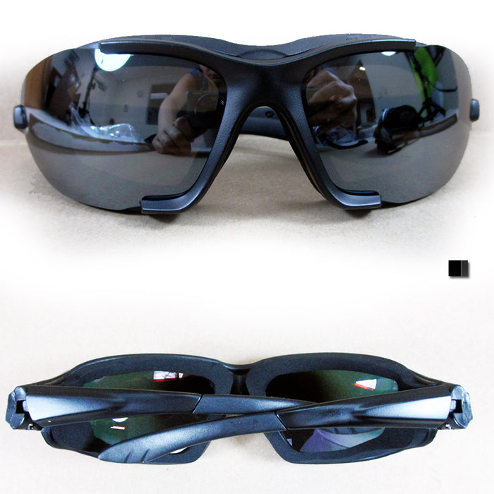 1 Pair Chopper Padded Wind Resistant Sunglasses Motorcycle Rinding Glasses Sport