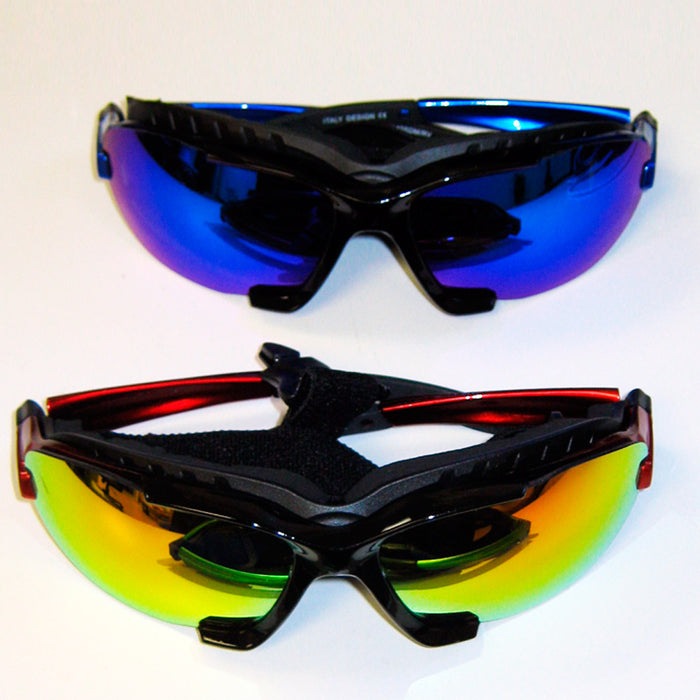 1 Pair Chopper Padded Wind Resistant Sunglasses Motorcycle Rinding Glasses Sport