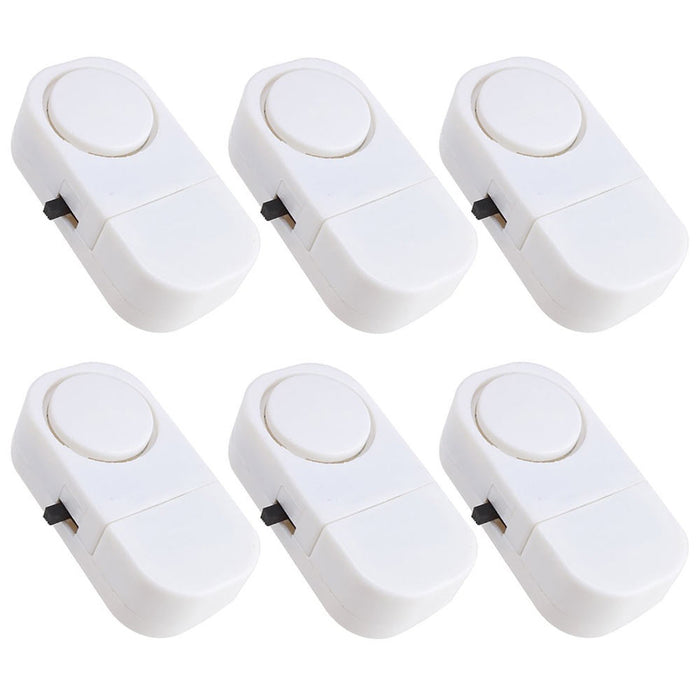 Pack of 6 Security Window Door Alarm DIY Home Protection Burglar Alert Sensor !!