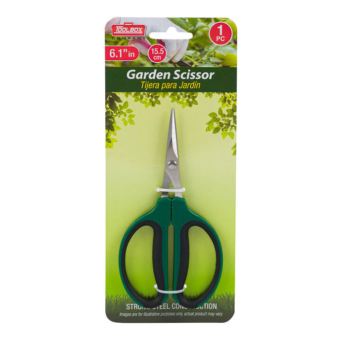 6" Plant Trimmer Garden Pruning Scissors Stainless Steel Bonsai Straight Shears