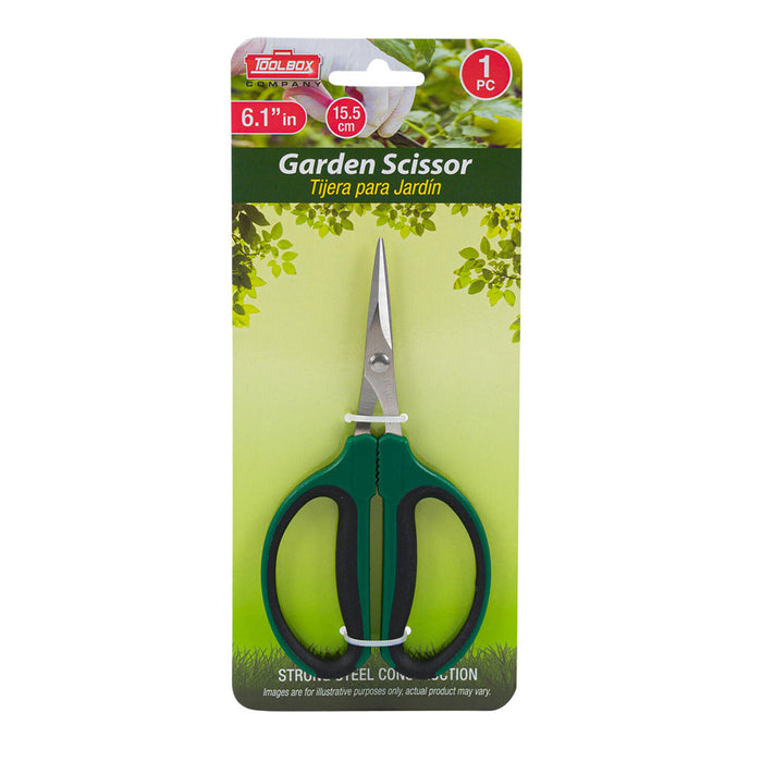 3pc Plant Shears Garden Scissors 6" Pruning Sharp Steel Bypass Cutter Trimming