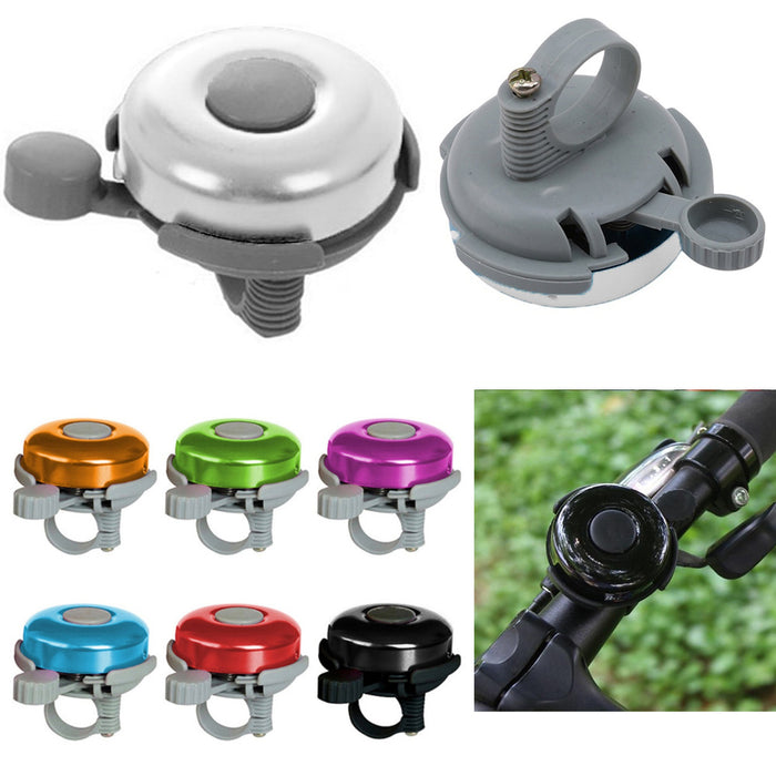 2 Bicycle Bell Bike Handlebar Bell Ring Loud Horn Cycling Color Classic Safety