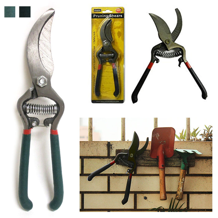 2 Pc Pruning Shears 8" Gardening Scissors Plant Cutter Home Branch Garden Pruner