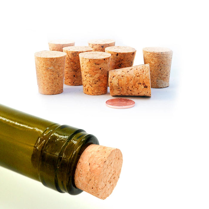 8 Tapered Wine Stopper Plug Cap Bottle Cork Plug Brew Decantor Wooden Spout New