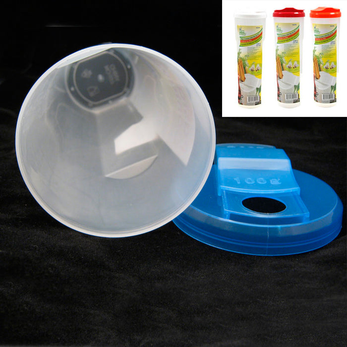 Pasta Container Food Storage Spaghetti Cereal Keeper Plastic Tall Jar Lid