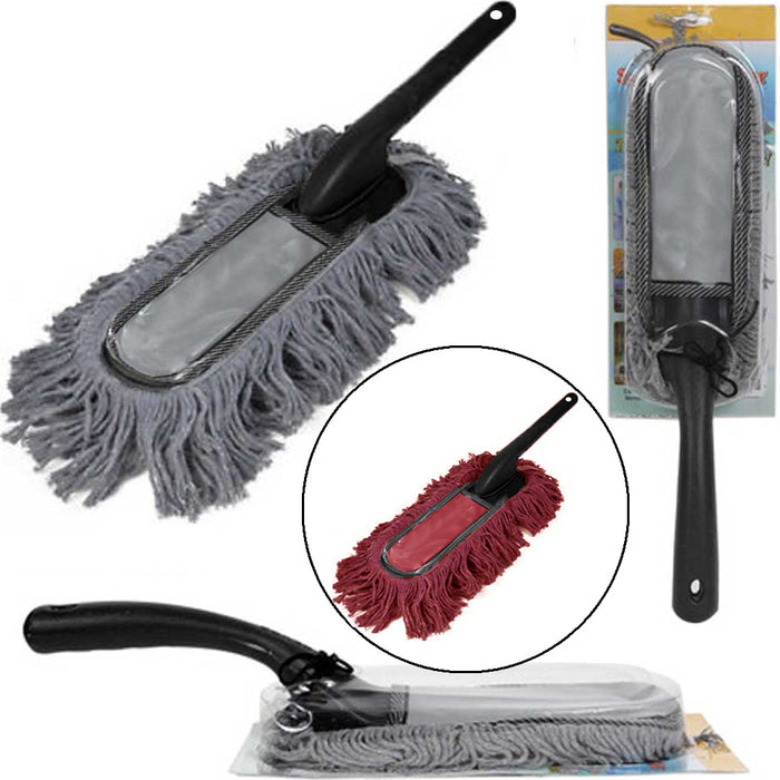 Super Car Cleaning Duster Home Auto Wax Treated Microfiber Plastic Handle Brush