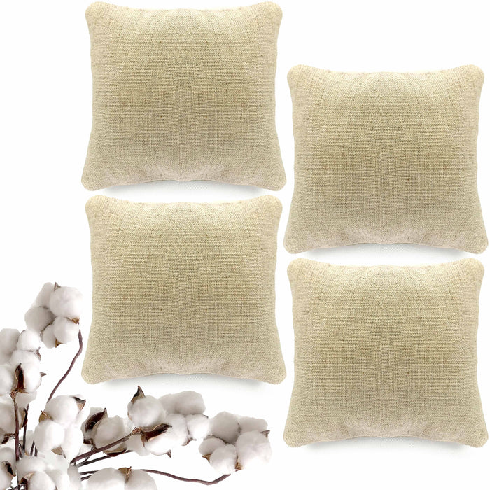 4Pk Scented Pillow Sachet Clean Cotton Air Freshener Bag Fragrance Drawer Closet