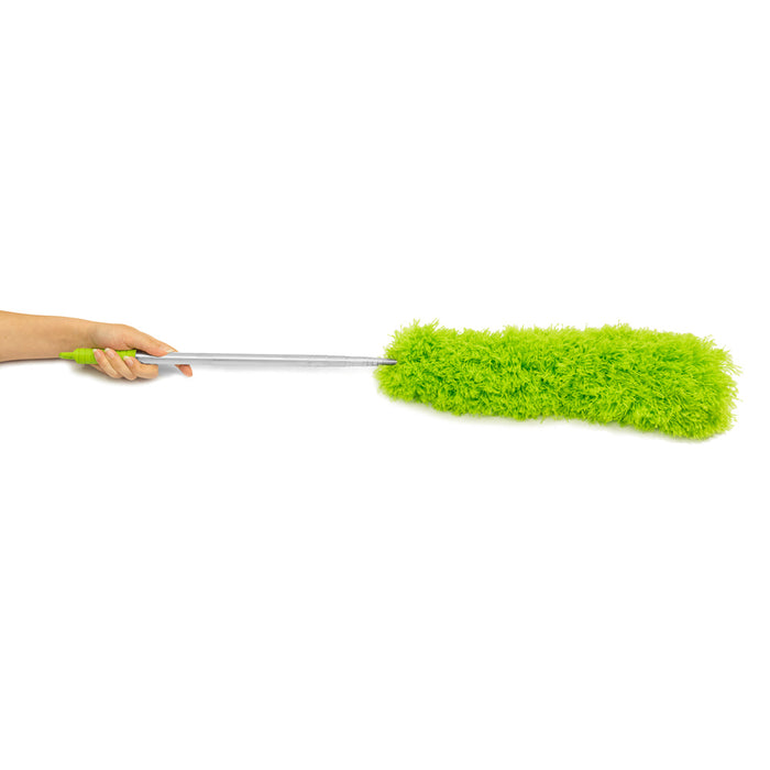 1 x Telescopic Microfiber Duster 110" Extendable Cleaning Dust Home Car Tool