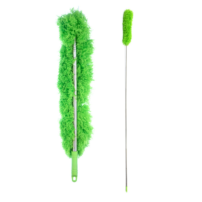 1 x Telescopic Microfiber Duster 110" Extendable Cleaning Dust Home Car Tool