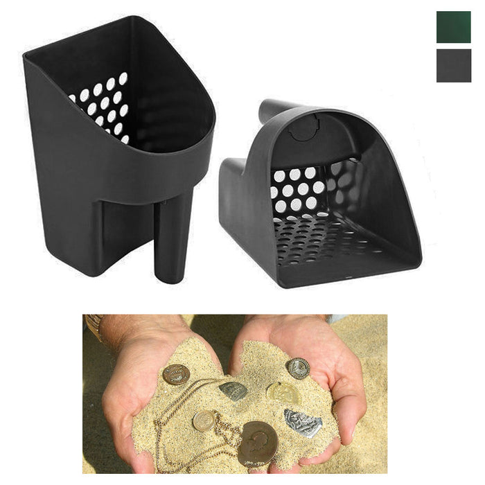 1 Tough Durable Plastic Beach Sand Scoop Treasure Hunt Sifter Shovel Gold Mining