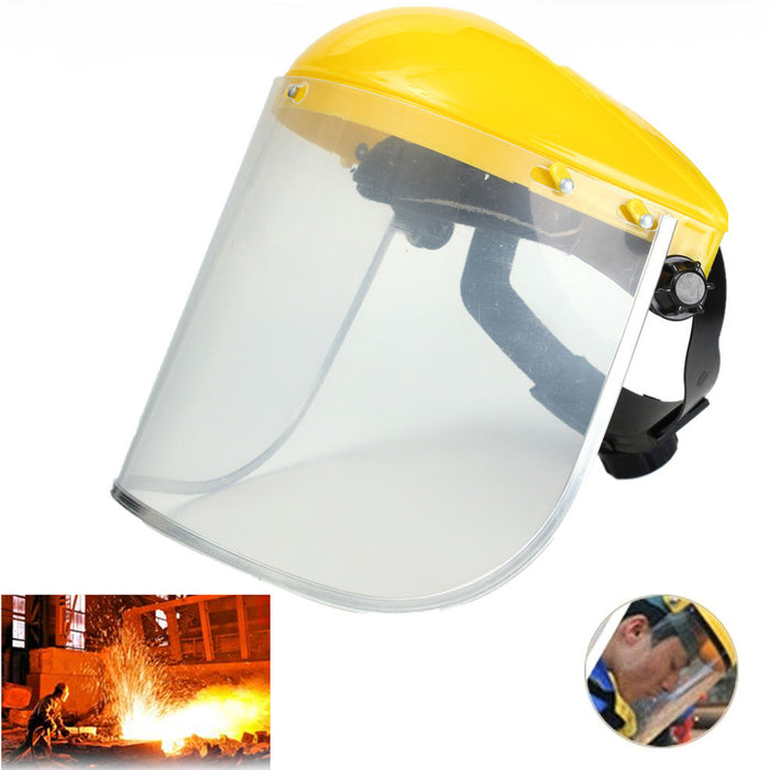 Clear Hard Face Shield Visor Eye Chin Face Sanding Grinding Protector Multi Use