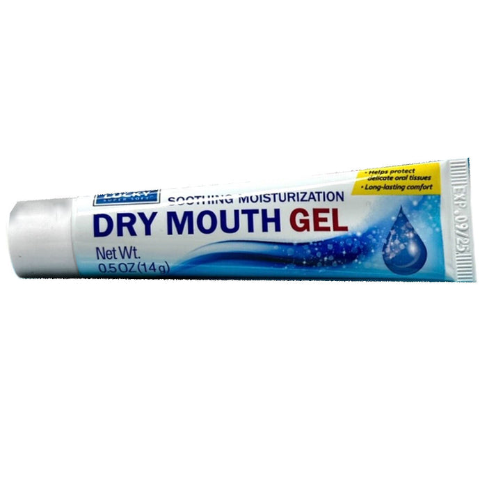 1 Dry Mouth Gel Oral Moisturizing Soothing Sugar Free Long Lasting Relief 0.5oz