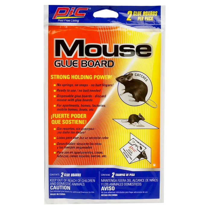 2 Mouse Glue Traps Sticky Boards Rat Mice Rodent Insect Disposable Trays 8"x5.5"