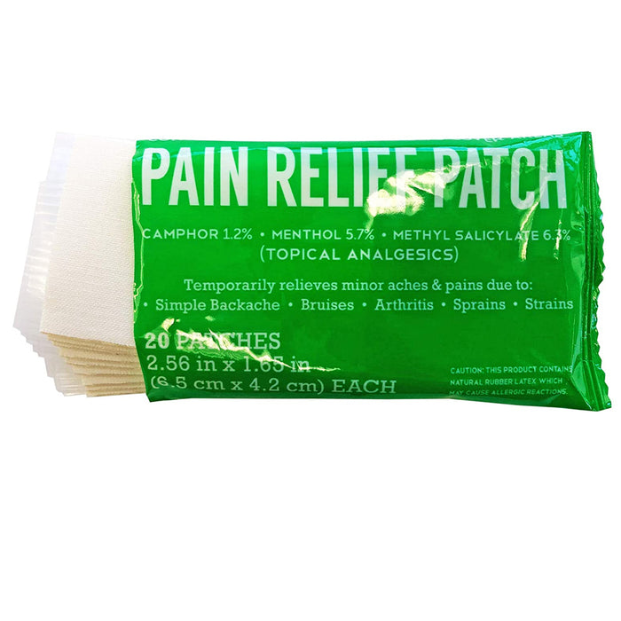 60 Pc Medicated Coralite Pain Relief Patch Extra Strength Menthol Heat — Alltopbargains