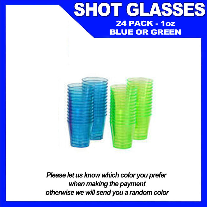 20 Shot Glasses Hard Plastic 1 Oz Mini Wine Glass Party Cups Barware Catering !