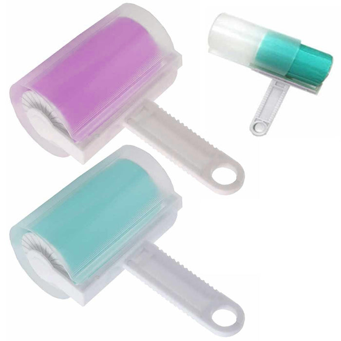 1 Reusable Sticky Picker Cleaner Lint Roller Pet Hair Remover Brush Dust Pet Car